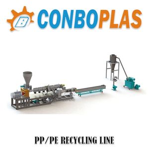 Plastic Recycling Machine/Plastic Extruder/Strand PP PE ABS Pelletizing Machine Line
