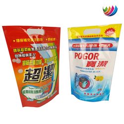 Custom Washing Liquid Powder Laundry Detergent Stand up Pouch Packaging Plastic Bag