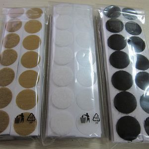 Manufacturers Wholesale Dots Nylon Back to Back Hook and Loop Adhesive Buckle Data Cable Binding Tape
