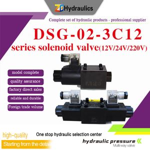 Precision Engineered DSG-02-3c12 Hydraulic Solenoid Valve for Automation Control