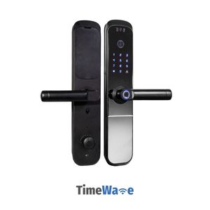 Smart Digital Door Lock by Password/IC Card/Bluetooth/Lorawan/Lora with Handle
