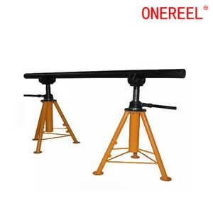 Heavy Load Jack Hydraulic Stringing Equipment Grounding Cable Reel Stand