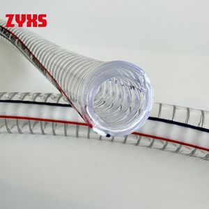 Durable High Elasticity Spiral PVC Steel Wire Hose with High Elasticity