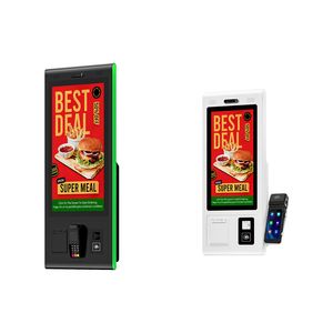21.5 Inch Interactive Self Service Payment Kiosk Automatic Touch Screen Kiosk Self Ordering Machine for Restaurant Hsk-Tw21