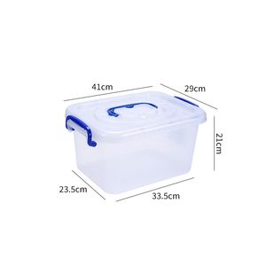 Large Capacity HDPE Grain Snacks Storage Box with Airtight Lids Cereal Dry Food Container Kitchen Accessories
