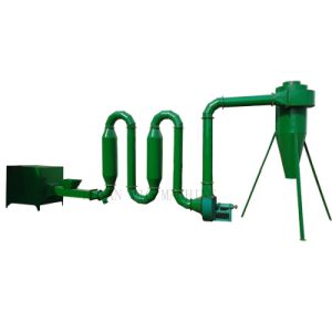 Fatory price 400kg/h wood sawdust pipe dryer machine