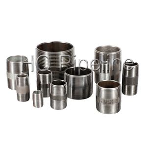 Steel BSPT/BSPP/NPT Thread Stainless Steel/Carbon Steel Couplings Pipe Nipple