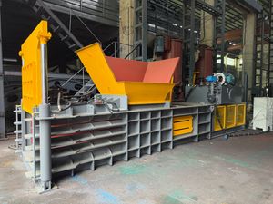 Plastic Bottle Waste Paper Hydraulic Horizontal Baler