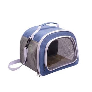 Secure Dog Carriers Bag Pet Products Supplies Portable Cat Cage Kennel Bed Animals Collapsible Pet Car Travel Crateds Breathable