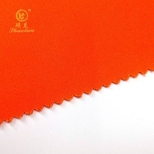 High-Visibility Cotton-Polyester (65/35) Coarse 245GSM Twill Workwear Fabric for Municipal Street Sweeper Garb