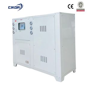 High Efficiency Shell Tube Evaporator Industrial Process Cooling System 15HP Water Cooled Water Chiller