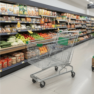 High Quality Customized Shopping Trolley Hand Metal Supermarket Grocery Cart