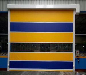 Factory Direct Windproof PVC Rolling Door Remote Control PVC Roll up Door