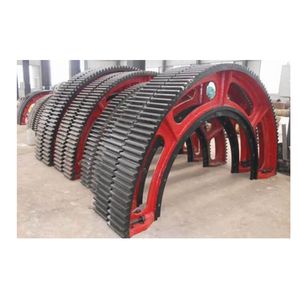 Densen Customized Super Large Forge Steel Forged Wheel Ring Gear for Chemical Industry