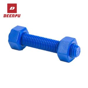 B7 Stud C/W 2h Nuts Xylan Coated