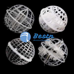 80mm 100mm 150mm PP Plastic Suspended Bio Floating Cage Ball Filter Media for Water Treatment