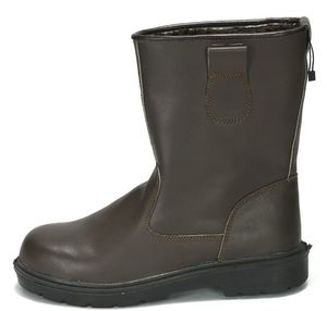 New Winter Leather Steel Toe Safety Shoes High Cut Men Safety Boots