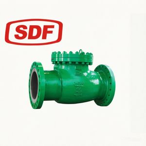 Mic Premium Selection Flanged Straight Stainless Steel Check Valve with Swing
