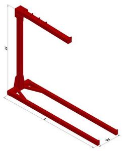 Adjustable Lifting Fork for Table Formwork Transport Slab Formwork