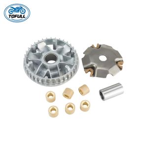 Motorcycle Scooter Drive Clutch Front Clutch Variator Scooter Clutch with Pulley Roller for Honda Beat Pop K44