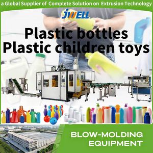 Jwell Children Toys Recycling material Making Extrusion China Automatic Plastic Bottle/Buckets Extrusion Blow Molding Machine/Blowing Moulding Machine Price