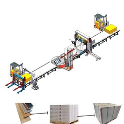 Automatic High Quality WPC Engineering Wood Spc Laminate Flooring Production Palletizing Machine Packing Stacking Line