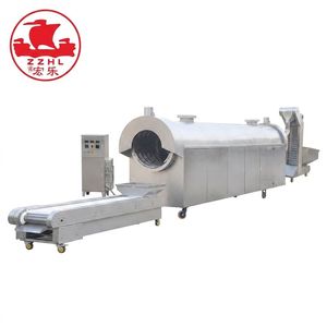 High Quality Made in China Stainless Steel Automatic Peanut Roaster Drum Nut Sunflower Seeds Dry Fruit Commercial Electric Gas Snack Roasting Machine