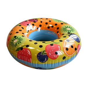 Custom Inflatable Drink Pool Cup Holder Beach Party Mini Pool Floating Toy
