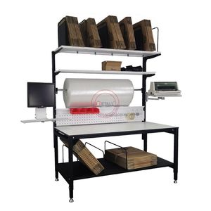 Industrial Packing Bench with Adjustable Height for Workshop Use
