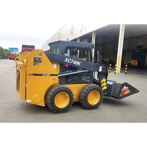 Hot Selling Top Brand New Xc740K 0.45m3 1 Ton Mini Skid Steer Wheel Loader Chinese Used 1ton Small Best Skid Steer Loader Low Price