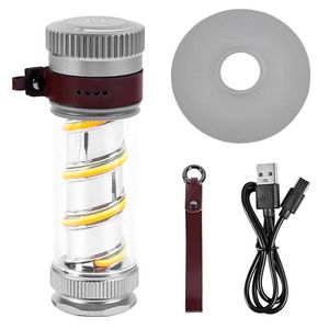 Rechargeable LED Keychain Flashlight Emergency Camping Light with USB Cable