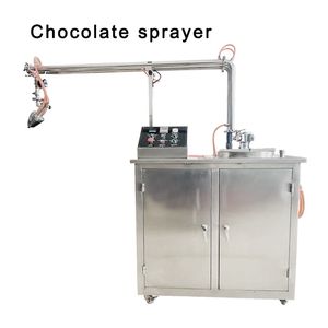 Time Control Special Design Chocolate Spraying Machine Nuts Chocolate Sprayer Machine