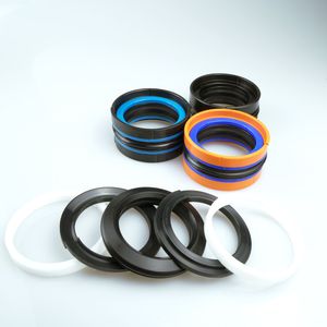 Compact Double Acting Hydraulic Seal Kit Red Kdas POM +Tpee+NBR Style Plastic and Rubber Material for Industrialuse Seal