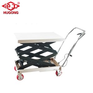 500kg Hand Truck Manual Scissor Lift Platform Table