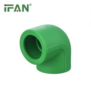 Ifan Commercial NBR 15884 PPR Fittings 20-125mm PPR Pipe and Fitting Elbow Plumbing Materials
