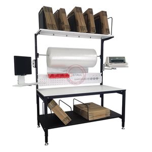 Industrial Modular Packing Table Packing Station Workbench for Home and Factory Use and Comfortable and Efficient Packaging