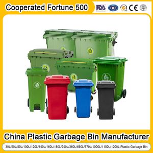 National Standard 3.5mm Outdoor Thickened HDPE Plastic Wheelies Rubbish Garbage Waste Trash Bin 240L Dustbin for Sale with Lid