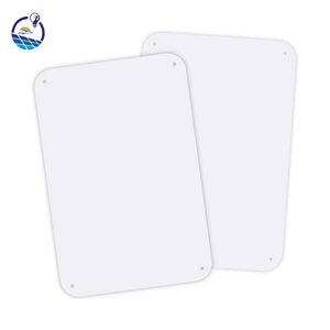 Factory Wholesale Custom Metal Sign Rust-Free Fade Resistance White Blank Aluminum Sign