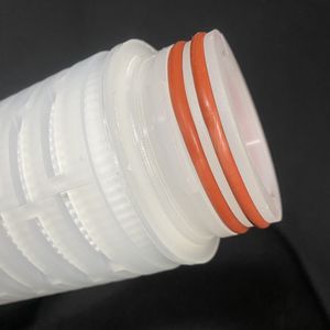 222 Fin Microporous Folded Filter Element with Skeleton Filter Element
