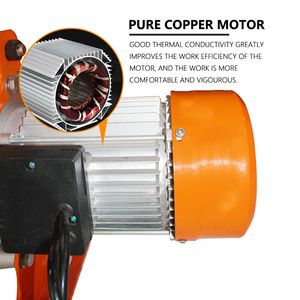 Aluminum Shell Multi-Function Electric Hoist with Automatic Brake