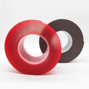 0.8mm 1mm Strong Adhesive Red Film Clear Double Sided Acrylic Foam Tape