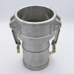Type C High Pressure Camlock Fitting Investment Casting Quick Connect Coupling Stainless Steel Aluminium Brass Polypropylene