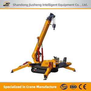1-12tons Oil-Electric Dual-Purpose Crawler Spider Crane Hydraulic Telescopic Boom Mobile Spider Crane