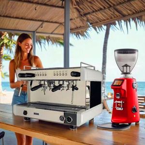 Professional Kaffeemaschine Italy Commercial Double Head Industrial Cappuccino Espresso Coffee Machine