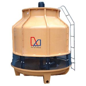 New Type Industrial Open Round Bottle Type Counterflow FRP Fiberglass Water Cooling Tower Manufacture