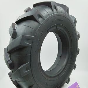 Durable 4 X 8 Inch Semi-Pneumatic Rubber Wheel Cleats