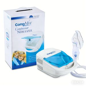 Compmist Compressor Nebulizer Portable Jet Inhaler for Effective Asthma & Copd Home Therapy
