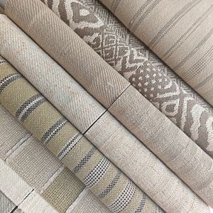 100% Bohamian Pure Custom Soft Floral Printed Linen Curtain Fabric