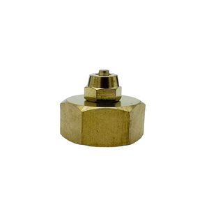 Garden Hose Adapter, Brass Standard 3/4" Female Thread to 1/4" Tube Adapter for Water Hose, Convert 3/4" Garden Hose to 1/4" Tube,