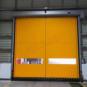 Industrial Warehouse Electric PVC High Speed Roller Shutter Doors with Zipper